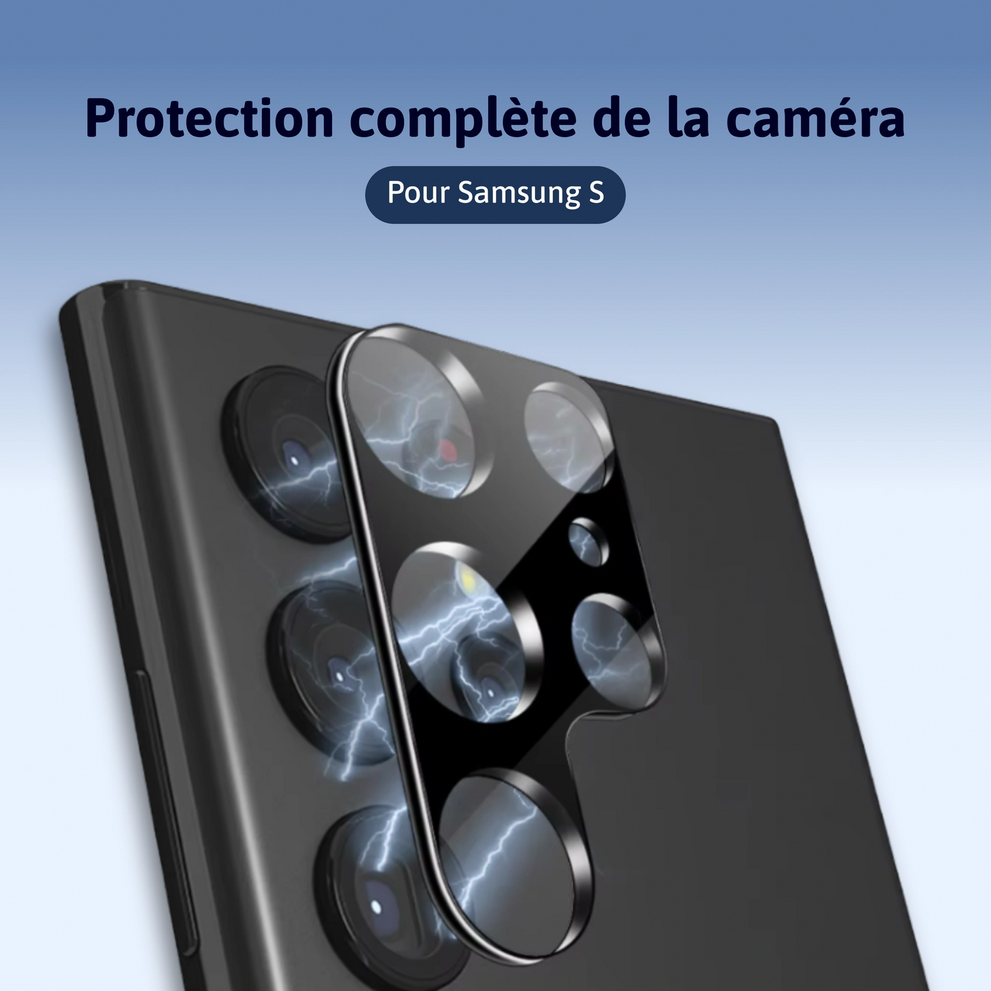 Protection complète de la caméra Samsung S (2 pièces)