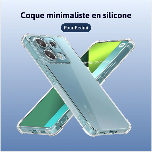 Coque minimaliste en silicone Redmi