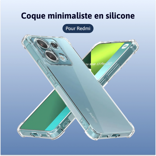 Coque minimaliste en silicone Redmi