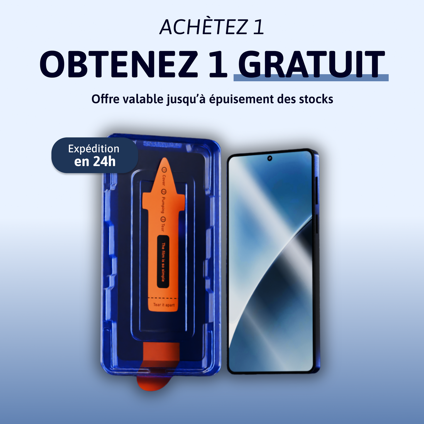 Protection d'écran 3 en 1 - Redmi