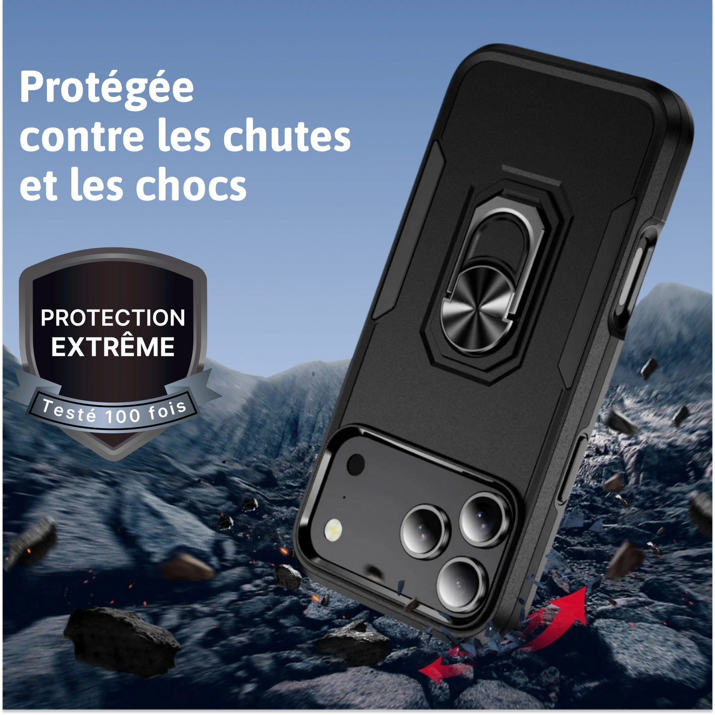 Coque ultra-résistante iPhone 17/ Air/ Pro/ Pro Max